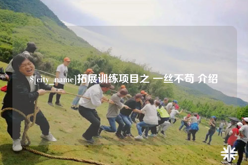 威海拓展训练项目之 一丝不苟 介绍